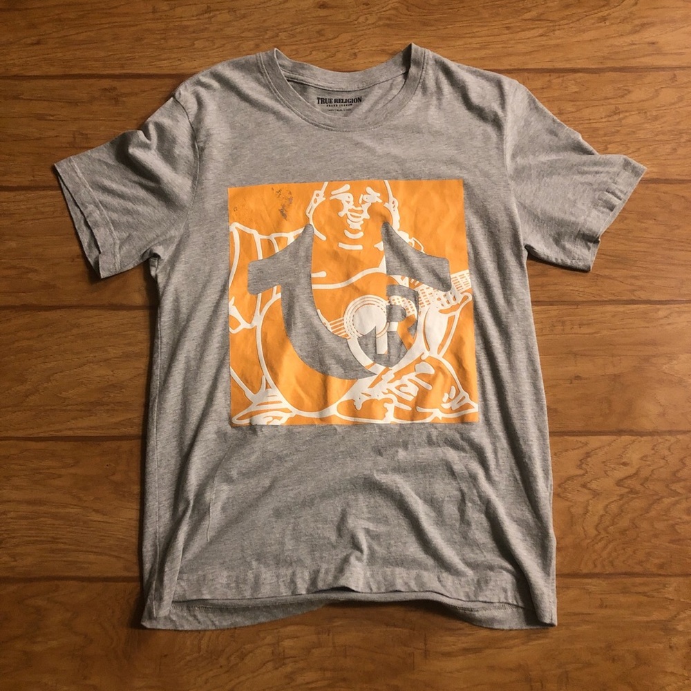 Grey true religion shirt Woman’s Small
